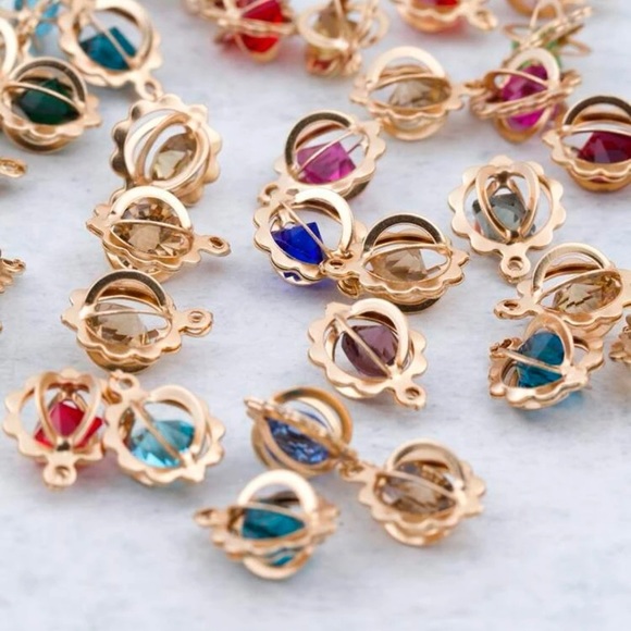 (dark Blue) Flower Design DIY Pendent - Picture 2 of 8